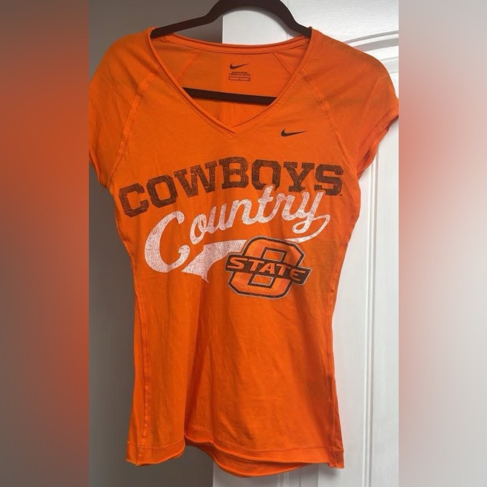 Nike Women's Orange Cowboys Country Tee